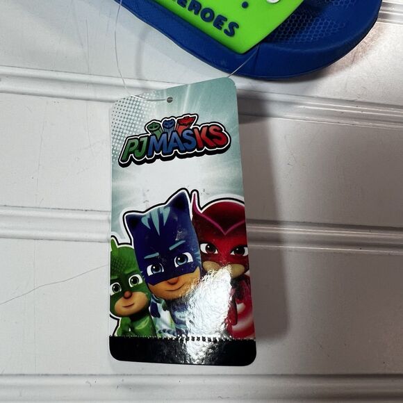 PJ Masks Little Boys Toddlers Size 5-6 Slide Sandals NWT - Picture 3 of 7